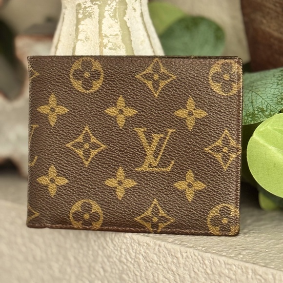 Louis Vuitton, men's monogram, bifold, wallet, vintage - Picture 1 of 16